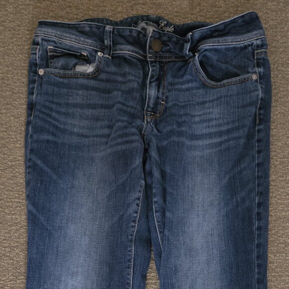 American Eagle AE Original Boot Stretch Jeans Size 12 Reg - Picture 3 of 4